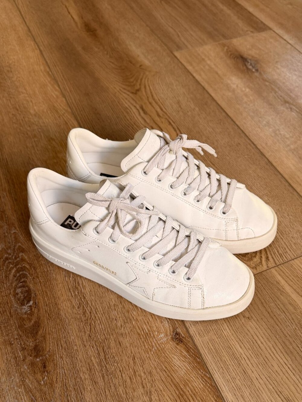 GOLDEN GOOSE Pure-star Optic White Unisex 39